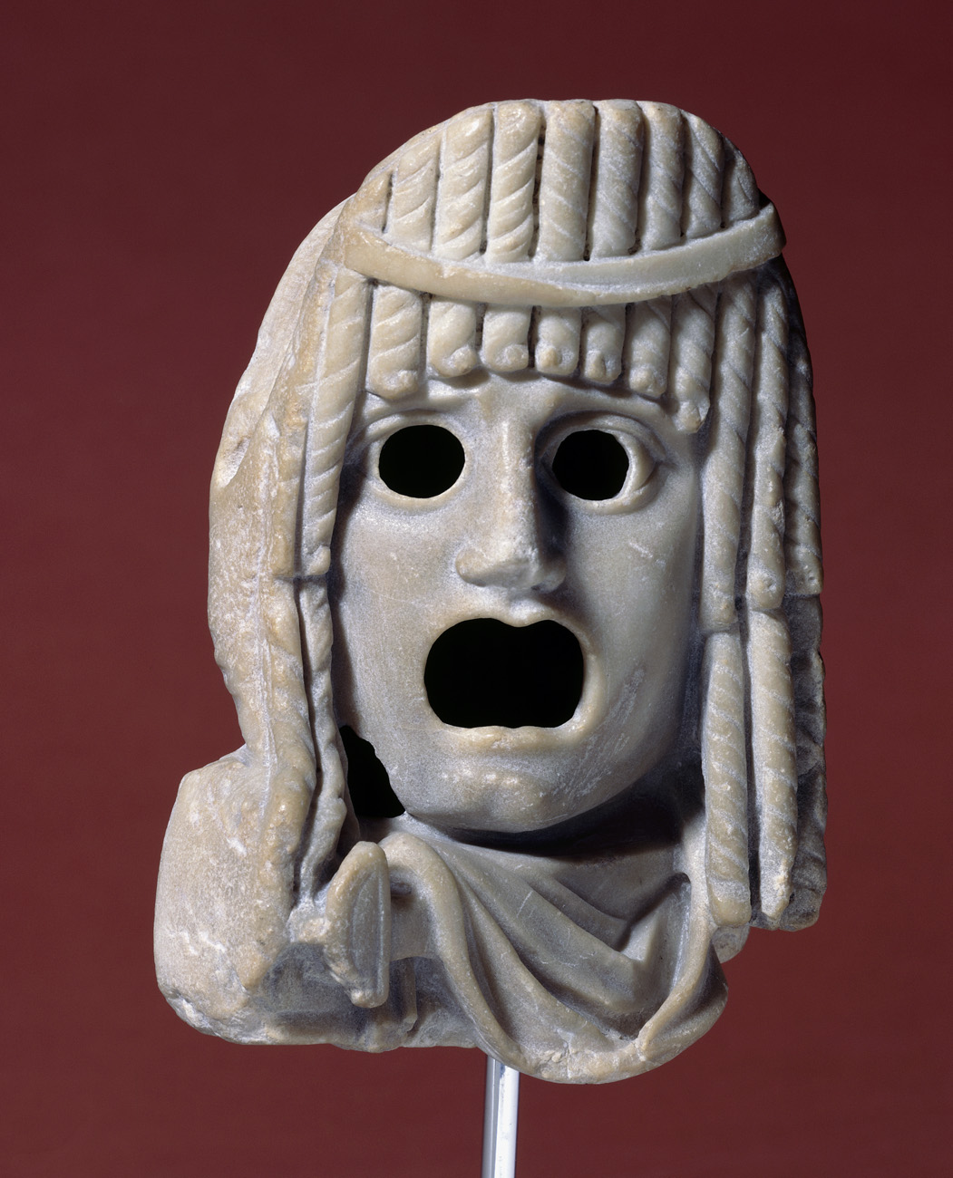 greek theatre masks tragedy